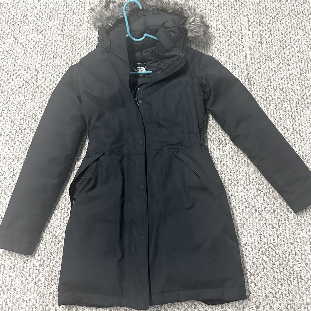 Gently used black Women's XS North Face Arctic Jacket